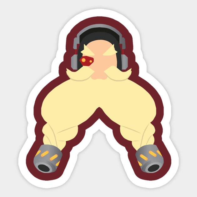 Minimalist Torbjorn Sticker by hiwattart